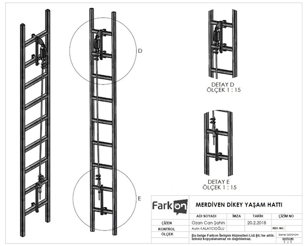 DİKEY YAŞAM HATTI (MERDİVEN)